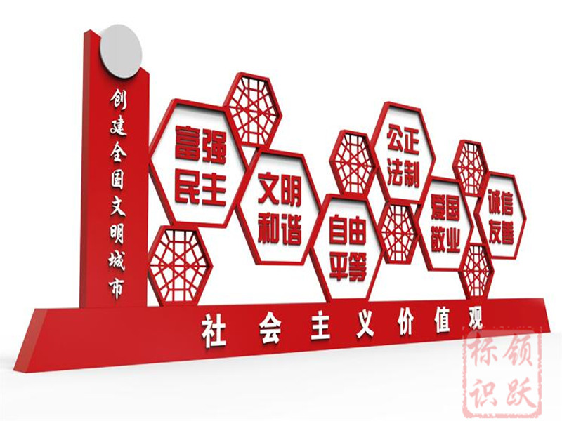 科尔沁左翼中党建标识牌制作